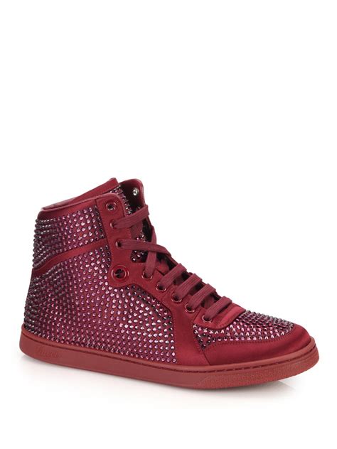 gucci crystal sneaker|gucci crystal studded sneakers.